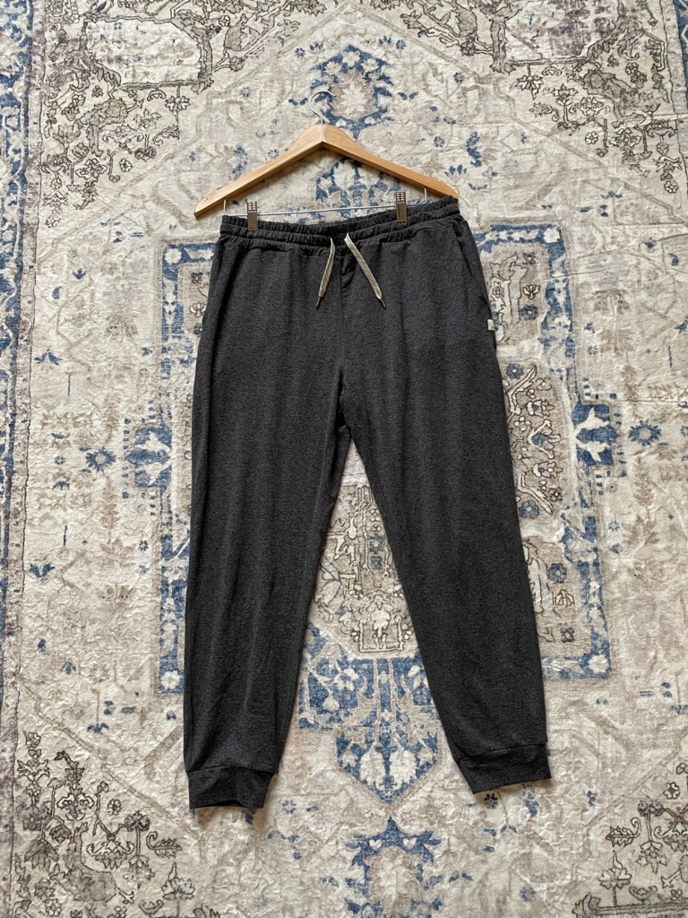 VUORI Charcoal Grey Jogger Sweatpants with Drawstring